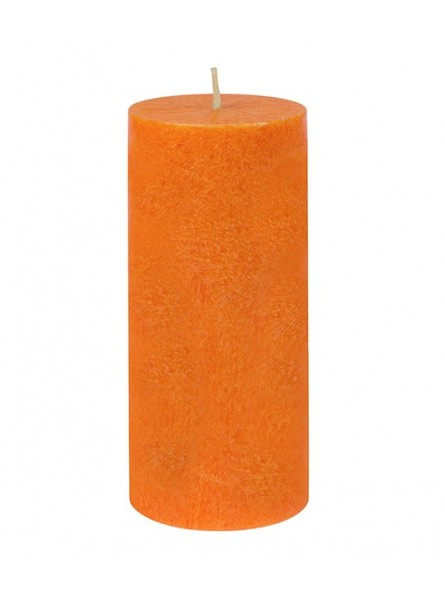 Vela pilar grande Naranja