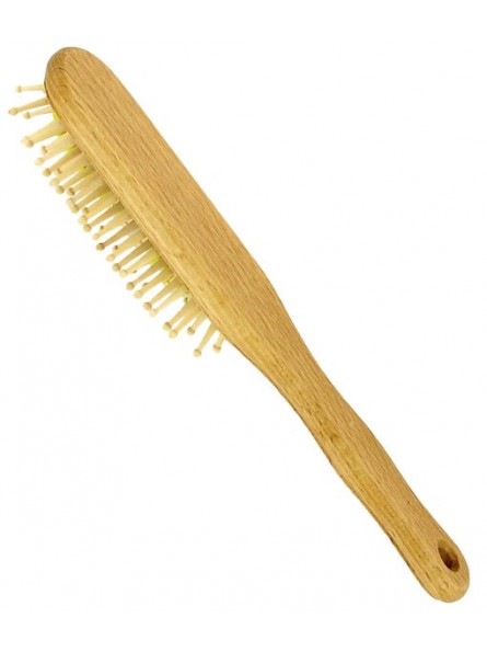 Cepillo para pelo de madera con púas redondeadas Forsters