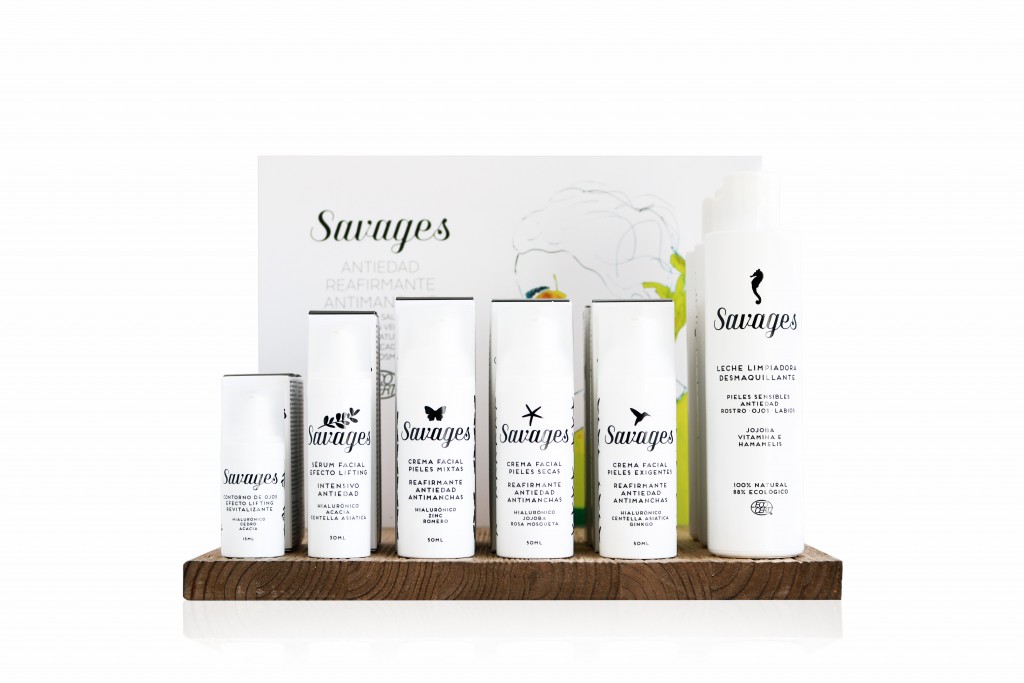 Expositor Savages completo 6 productos